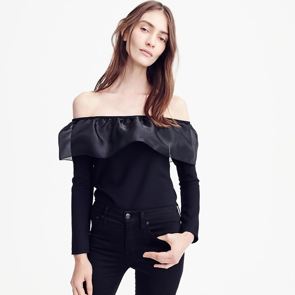 NWT J. Crew Off Shoulder Top